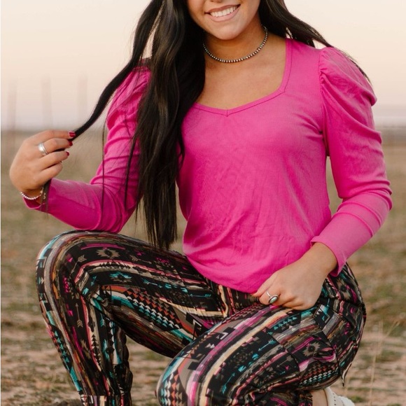 Colorful Patterned Women's Joggers - Picture 4 of 7